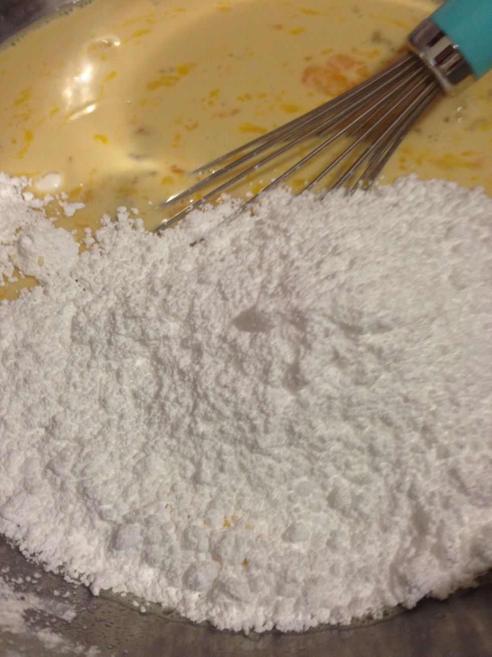 In a bowl, whisk all the ingredients. If you like your tart sweet, substitute the sugar to 1 cup.