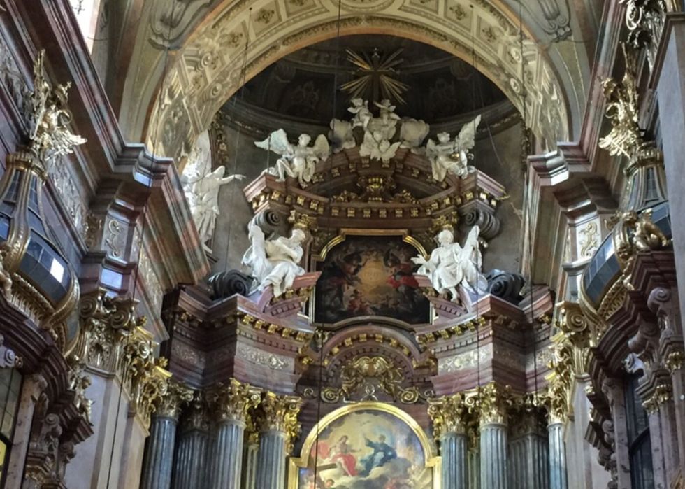 In a church