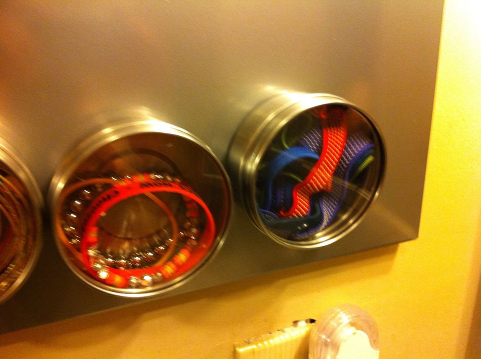 In a container it goes.