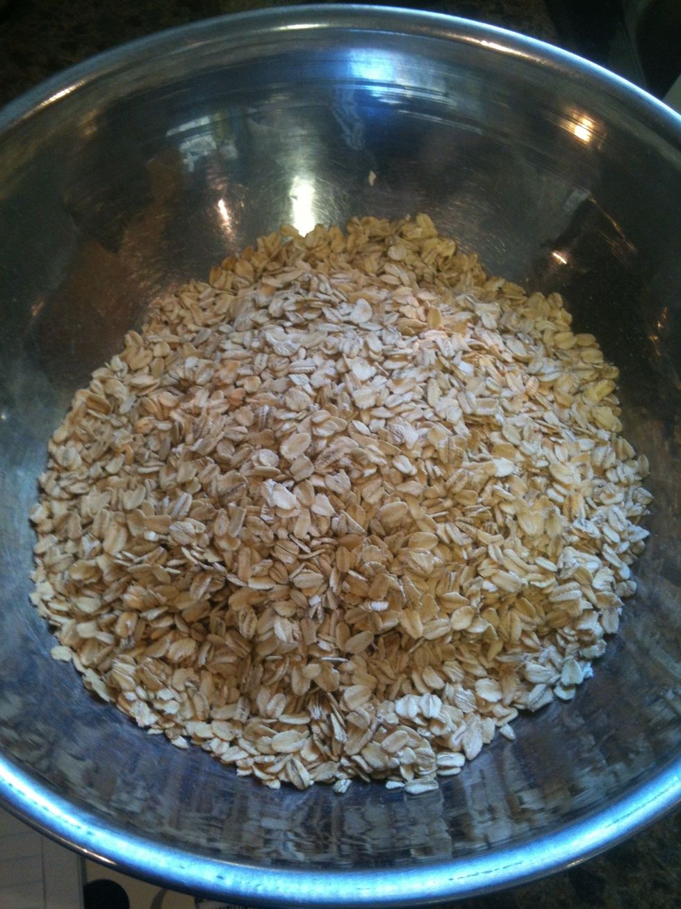 In a large bowl, combine rolled oats\u2026