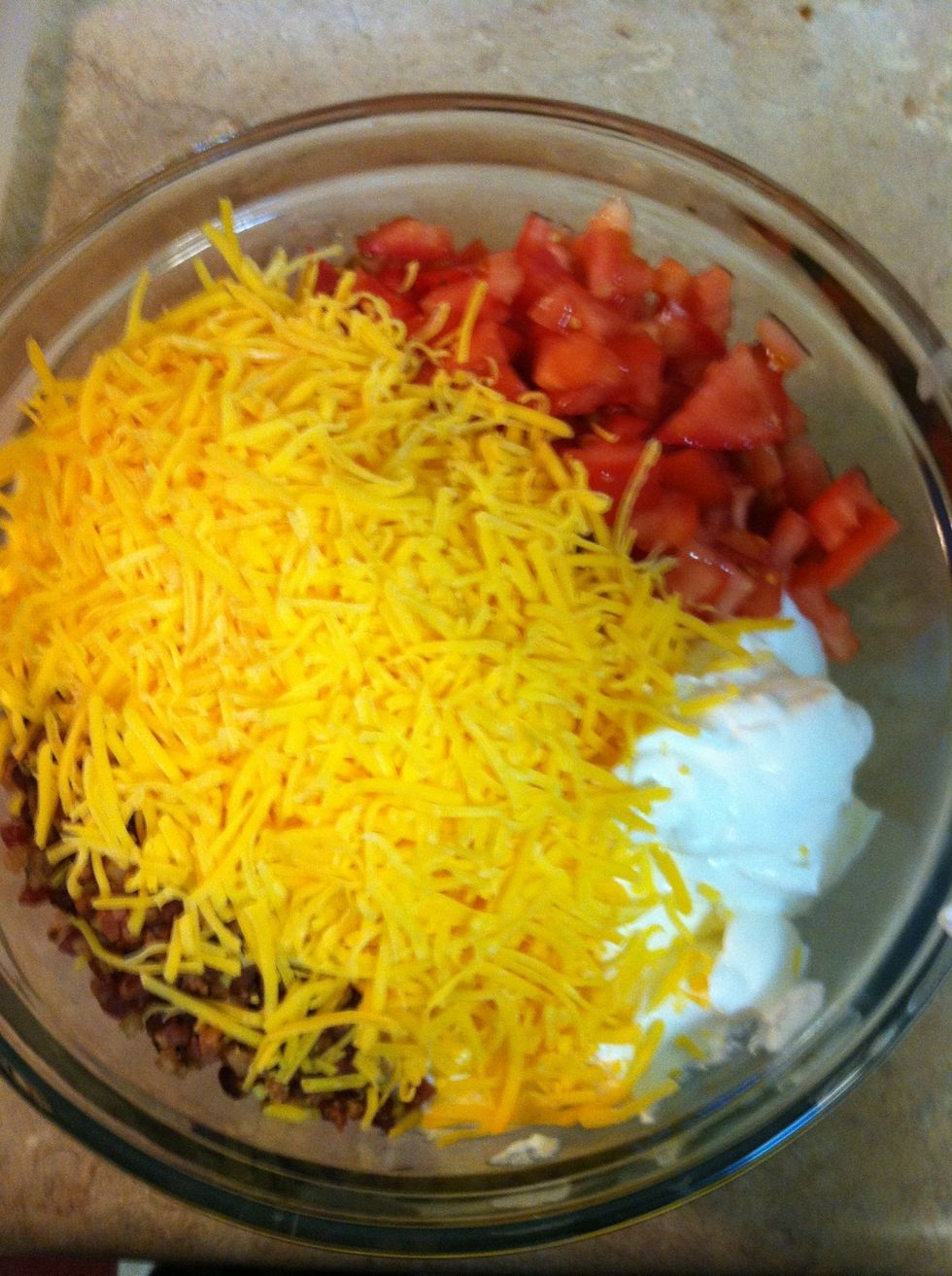 In a large bowl, mix ALL ingredients well.