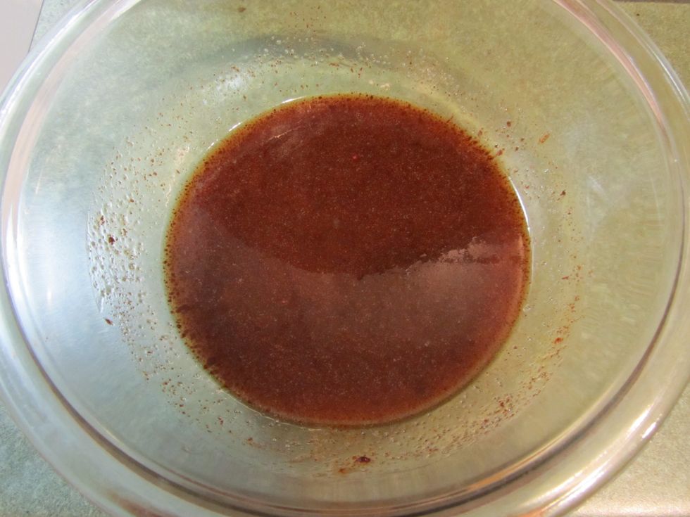 In a microwave-safe bowl, melt butter and mix with maple syrup. Add brown sugar, cinnamon, cayenne pepper and salt.