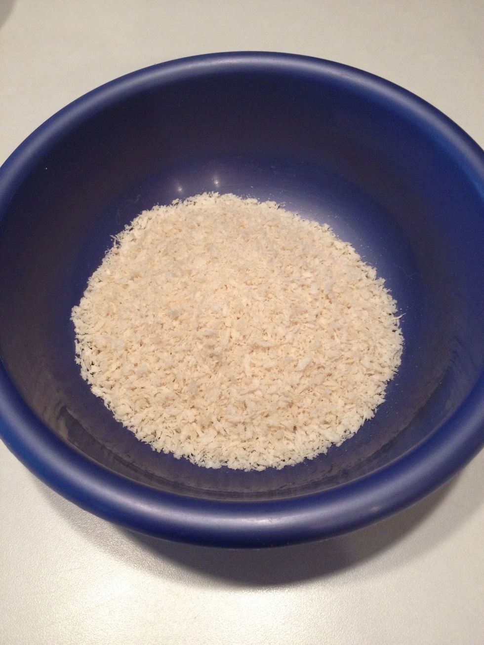 In a separate bowl, add panko bread crumbs.