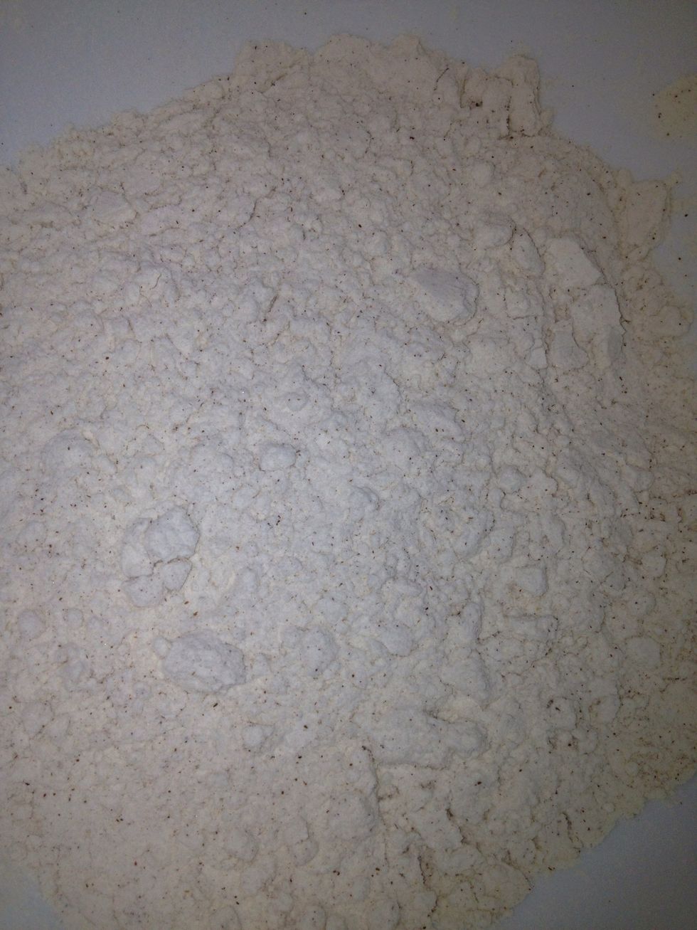 In a separate bowl mix or sift together: flour, baking soda, cinnamon, salt, cloves, and ginger.