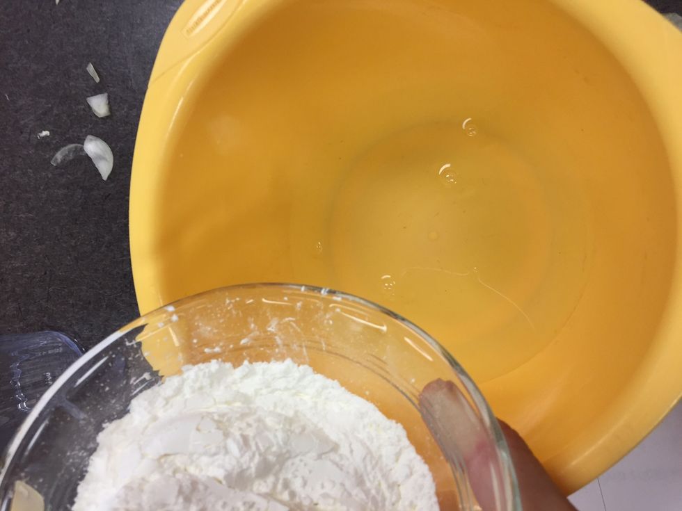 In a small bowl, stir cornstarch into water until dissolved