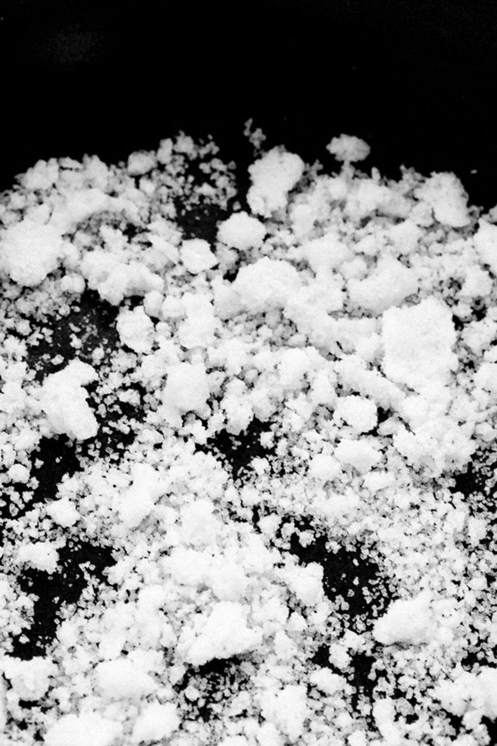 In a small oven proof pan mix together 1 tbl spoon sea salt and 1 tabl spoon vinegar, layer evenly and bake fr 1 hour but stir after 30 minutes.