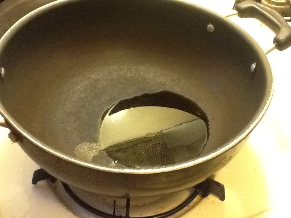 In a vessel add olive oil