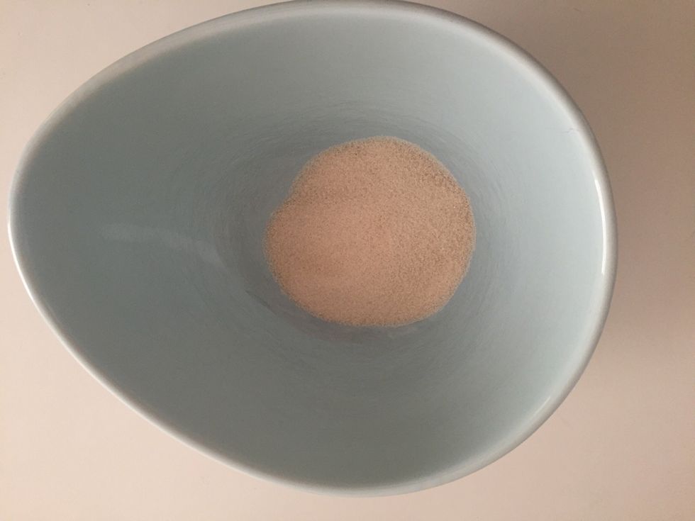 In another bowl, add your sugar.