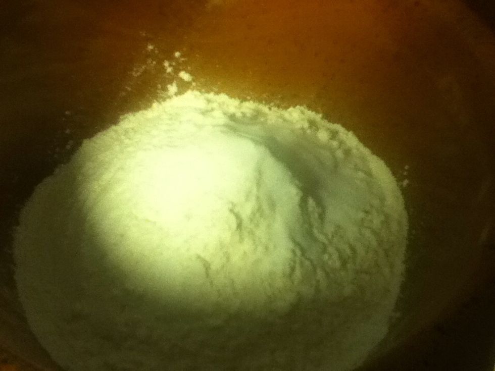 In another bowl put Floyd and., what? Floyd? Stupid auto correct.. So yeah, find a guy named Floyd and mash him up and add him to the baking soda..