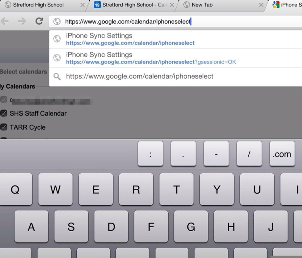 In another tab go to https://google.com/calendar/iphoneselect