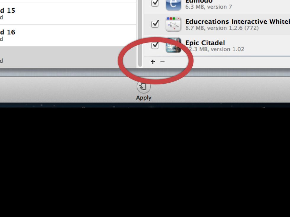 In Apple Configurator, in the Apps tab, click the little plus button as if you were adding an app