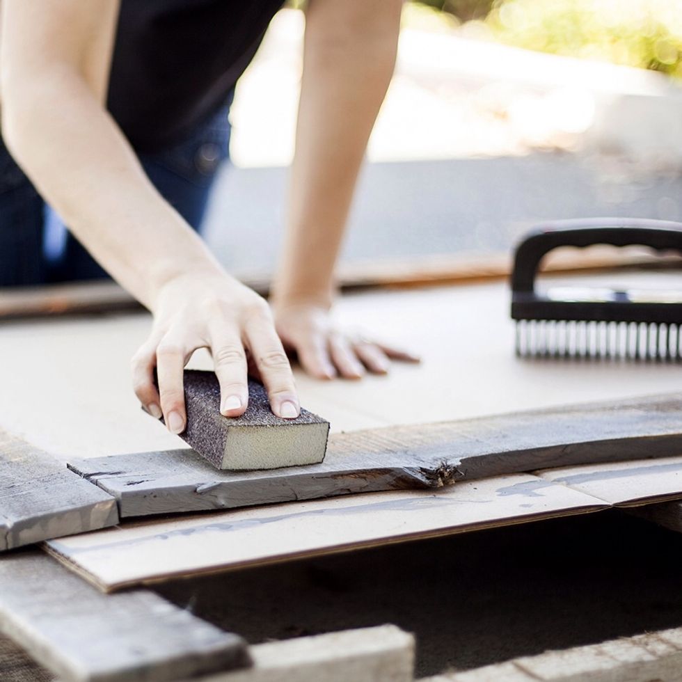 In between coats, consider using coarse sandpaper or wire brush to add texture.