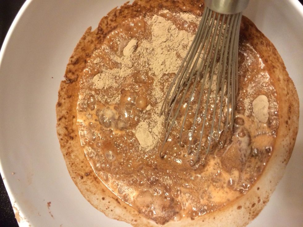 In bowl 3, add pudding and milk, whisk