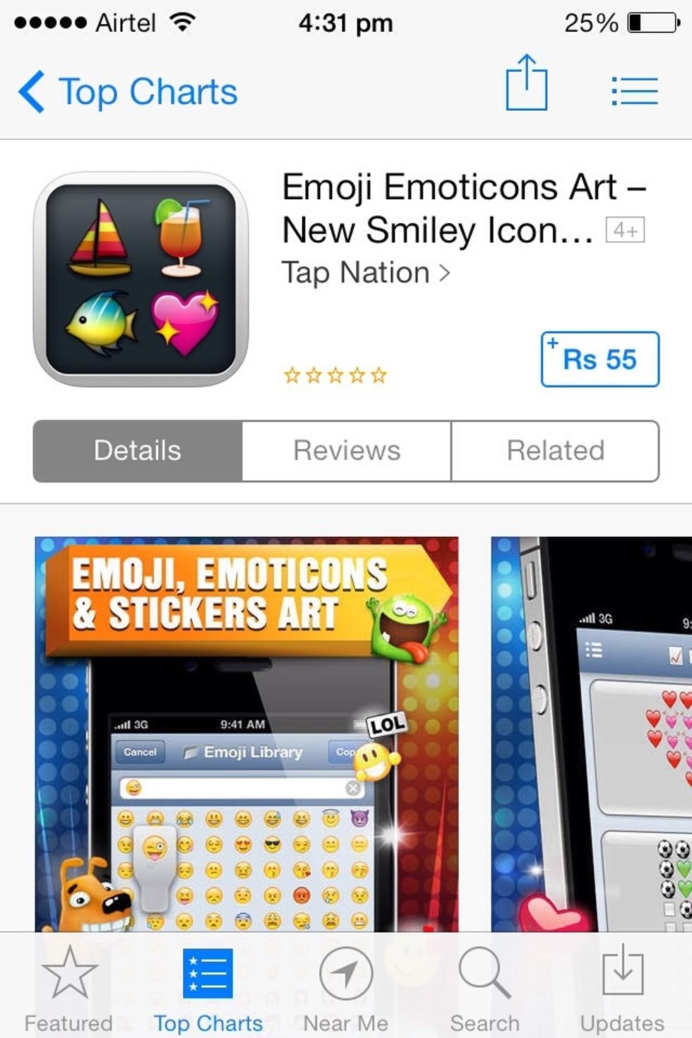 In-built emojis are provided by Apple in ios