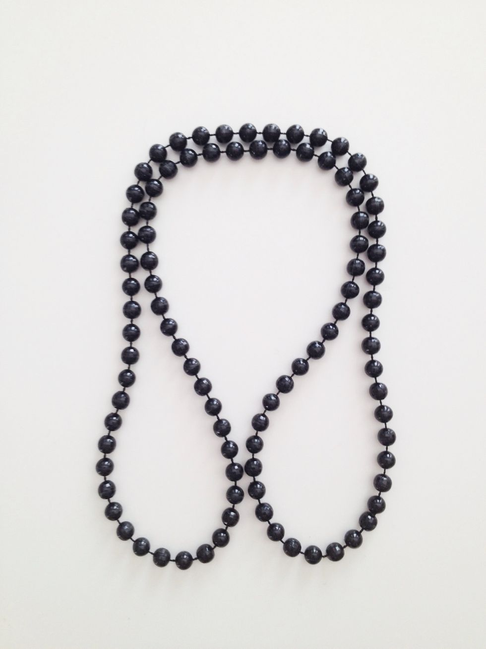 In case you didn't get that: open out the ends to form a rain drop shape...