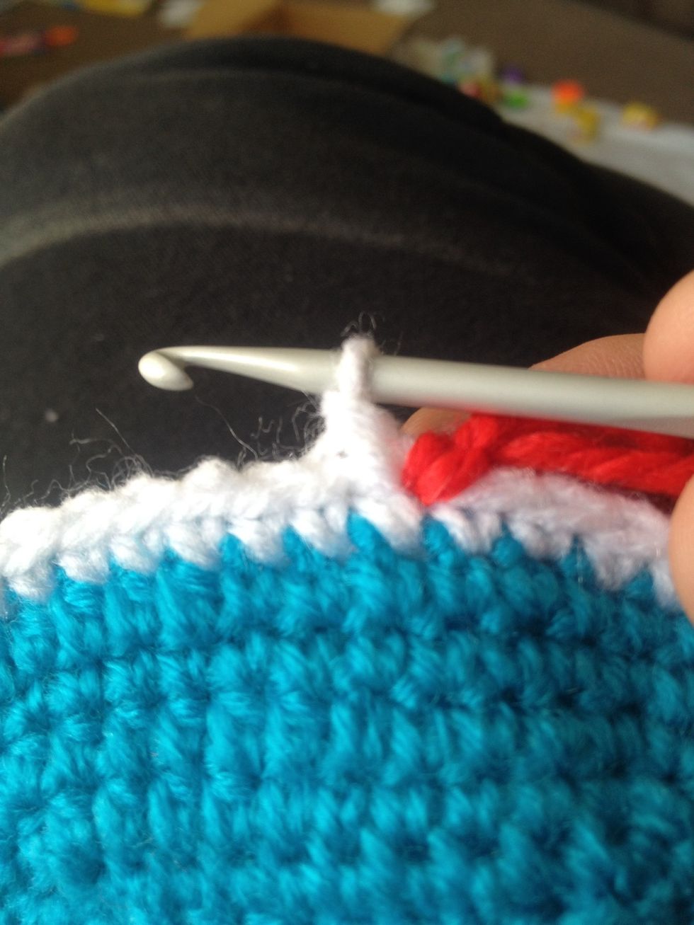 In next 2 stitches do a single crochet