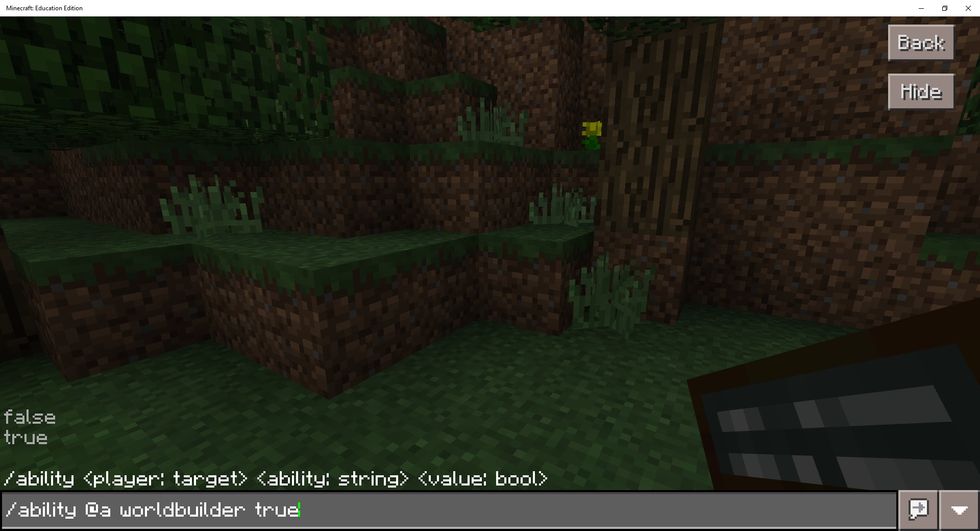 How to use /fill command in minecraft education edition B+C Guides