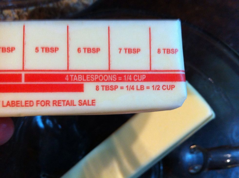 In separate bowl, melt 1/2 cup butter.