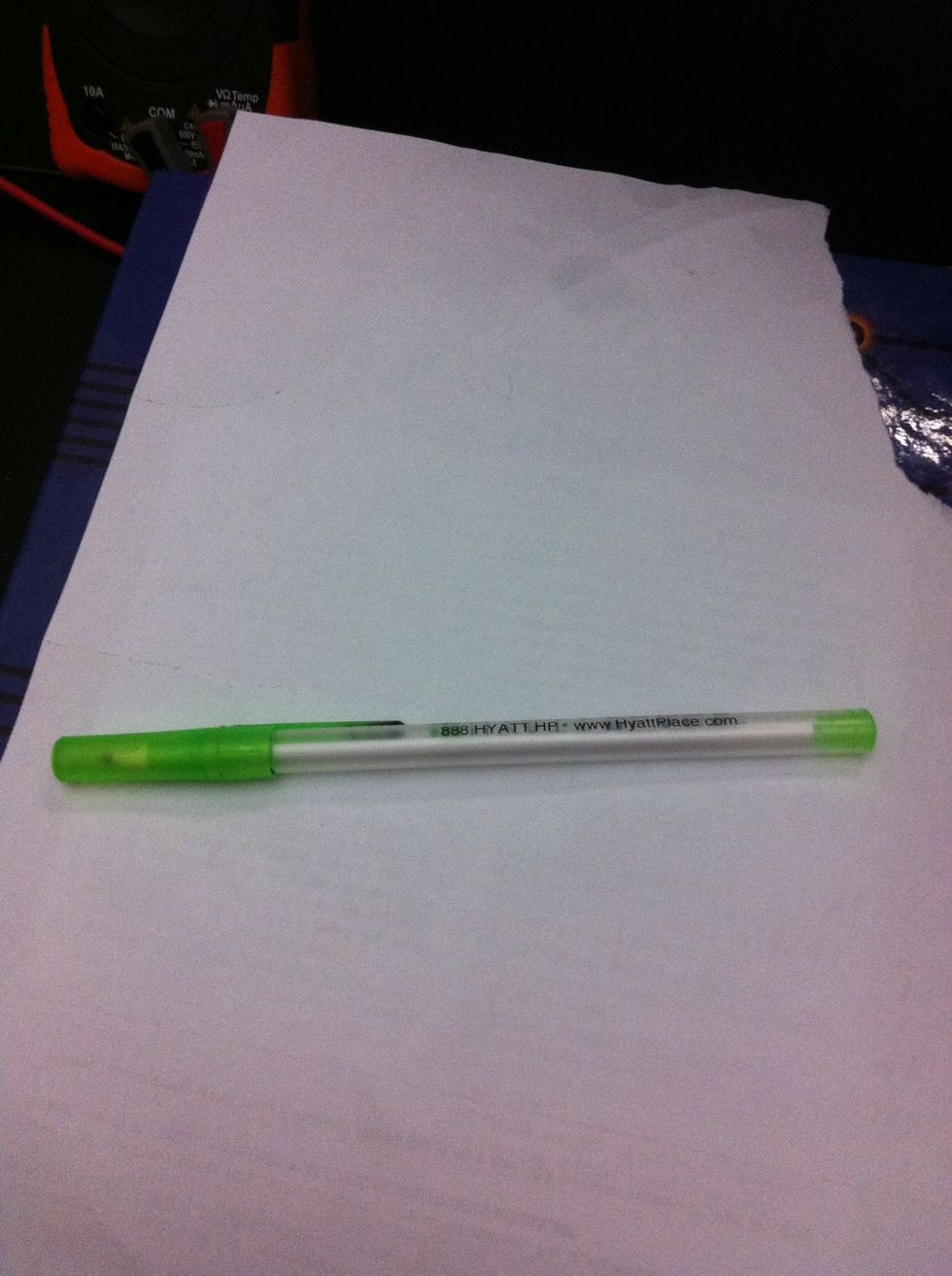 In the beginning you should pick a pen/pencil that is relatively smooth and evenly weighted. Once you advance you will be able to pick up almost any pen and spin it!