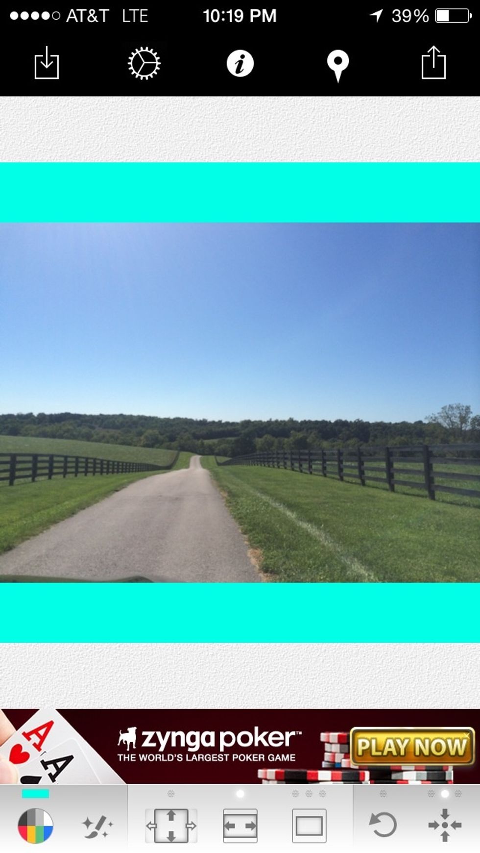 In the bottom left of the screen, you can change the color of the border. Using the slider on the side you can get many different shades of various colors.