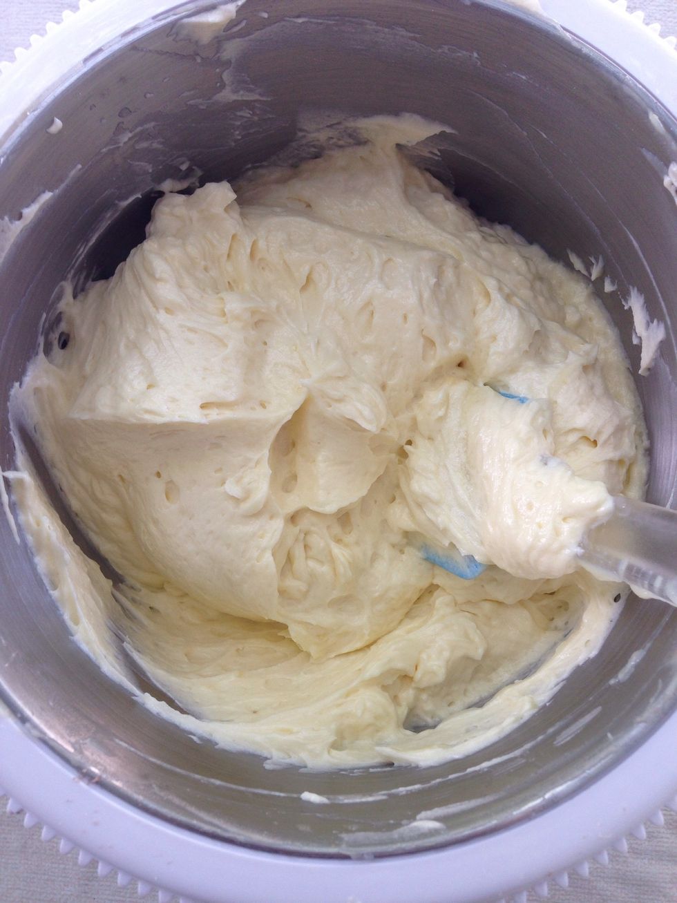 in the end mix the cooled costard and it's done