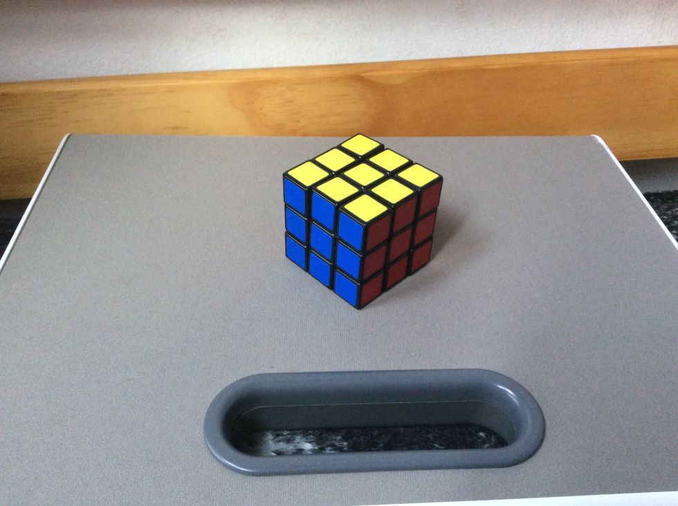 In the end, you should have solved the Rubik's Cube.