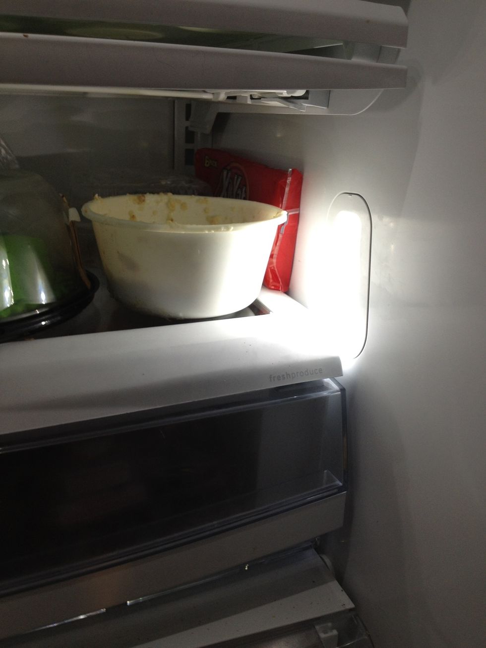 in the fridge you go!