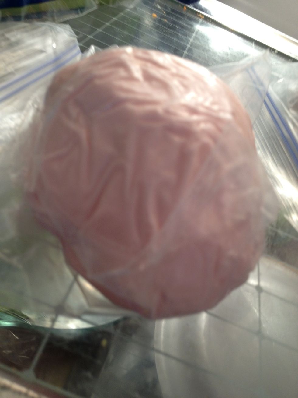 In the fridges it goes until ready to use! Then when needed just roll it out and use! Thank you for viewing.