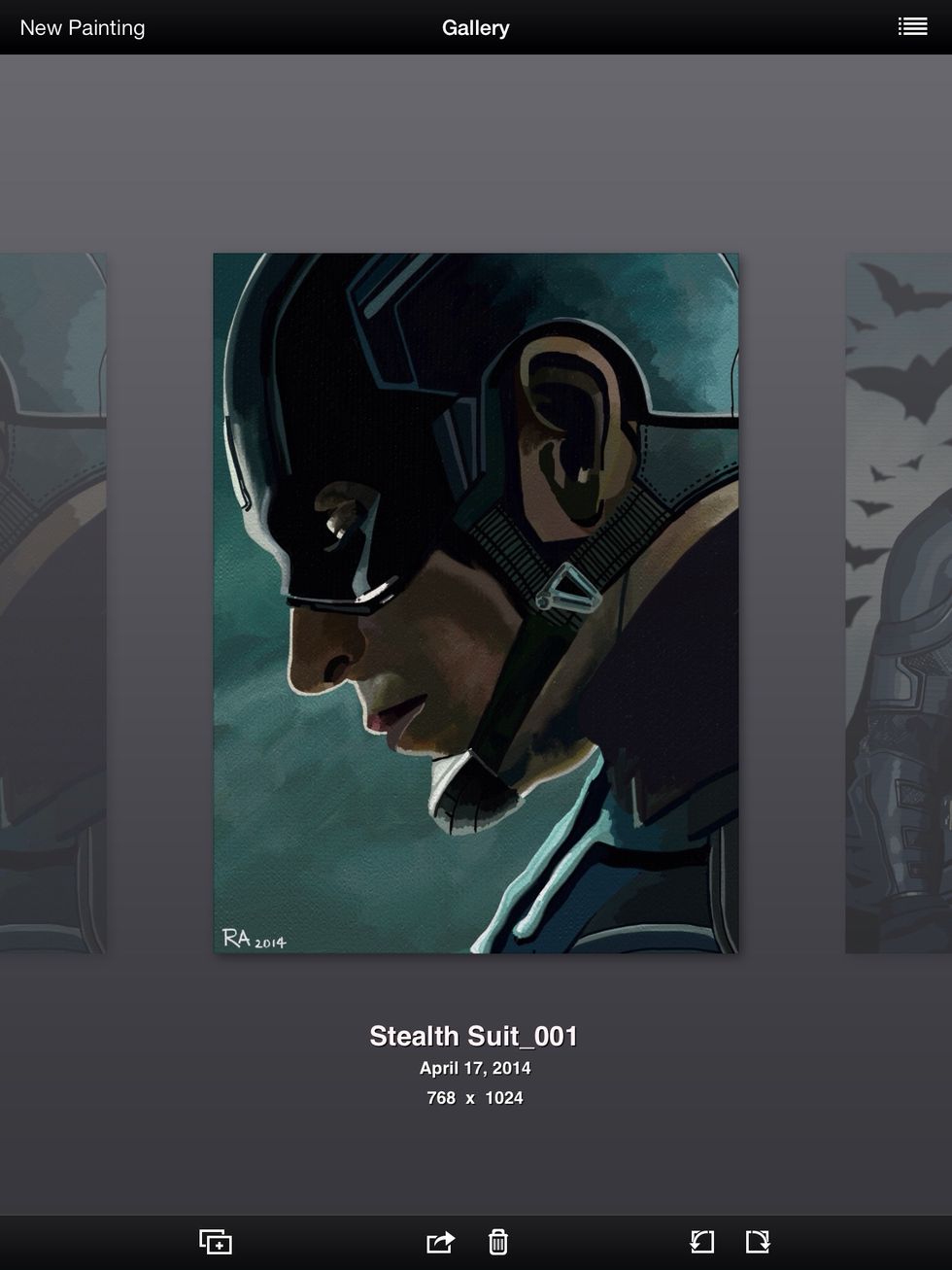In the last tutorial I talked about using Photoshop to resize iPad Paintings for print. After talking to a fellow iPad painter I decided to switch my method. For this exercise I will be using ArtRage.