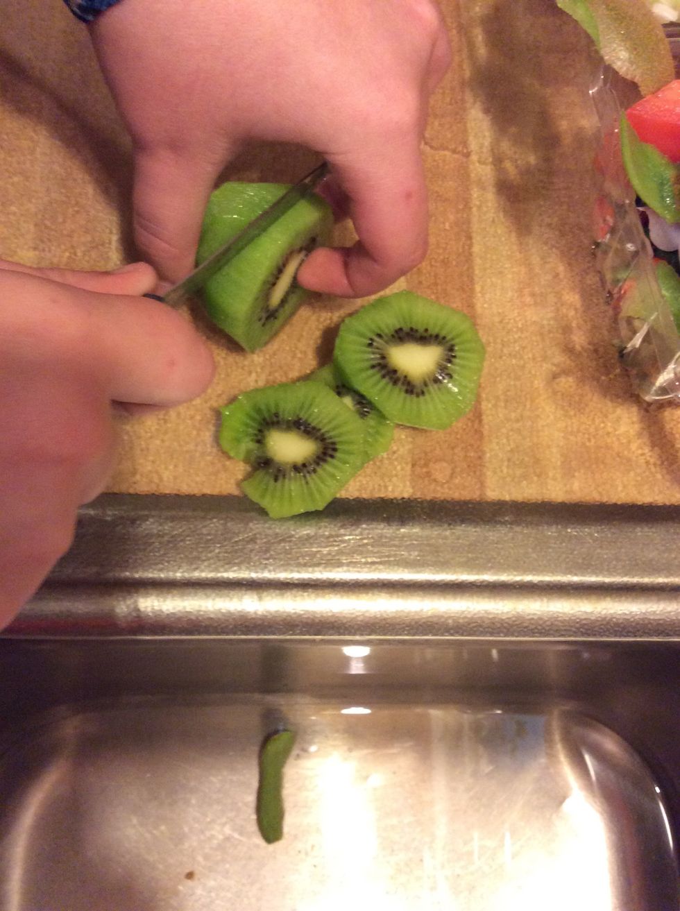 In the mean time, you can cut up the fruit