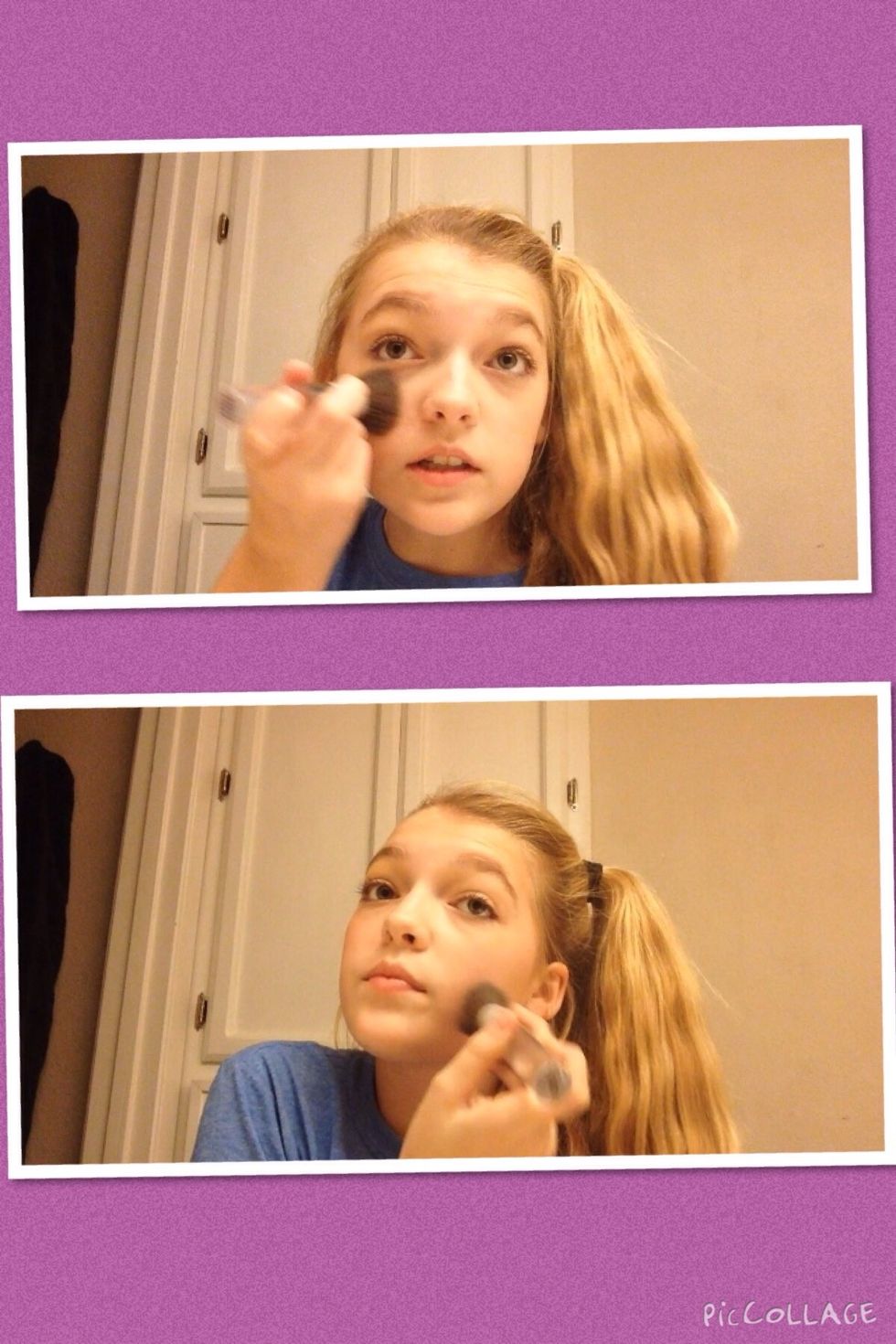 In the meantime apply some blush to your cheekbones to make them glow