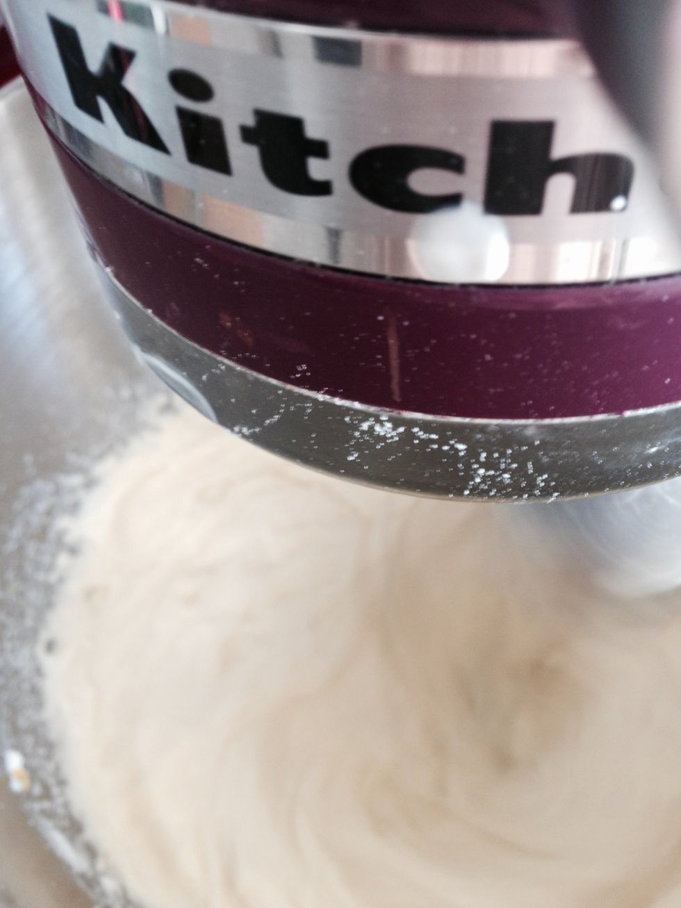 In the meanwhile mix the ricotta cheese with the eggs, sugar, lemon and orange zest.