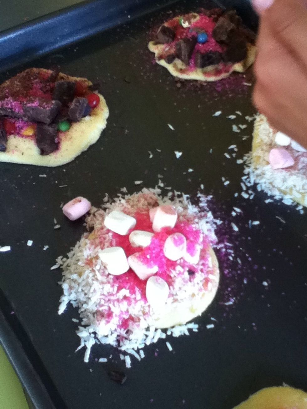 In the oven they go :)