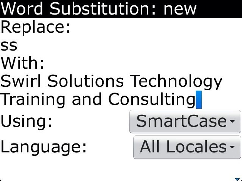 In the replace filed that is where you put the acronym you want to use. In the with field that is where you put the word, sentence or paragraph you commonly use.