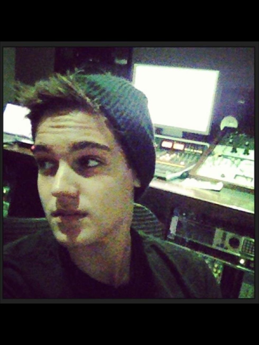 In the studio