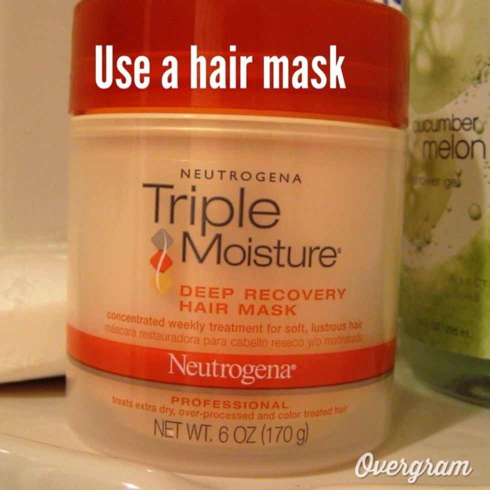 In the summer your haur gets dried out by the sun so if your going to the beach or a water park or wherever else you get wet apply a hair mask to protect your hair and keep it strong