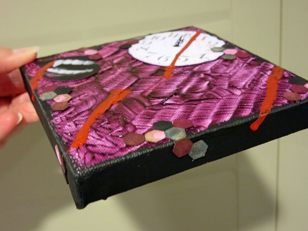 Including the outer edges.