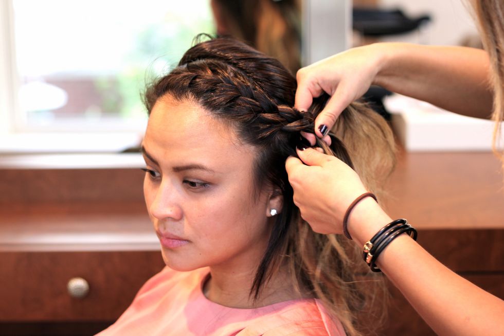 Incorporating more hair as you go