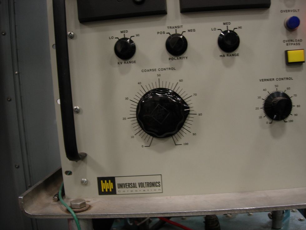 Increase the high voltage to a max of 110kV