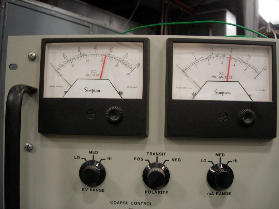 Increase the high voltage to a max of 110kV