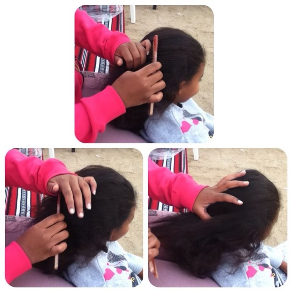 individual hair brush