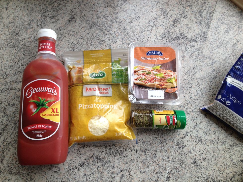 Ingrediens for the filling