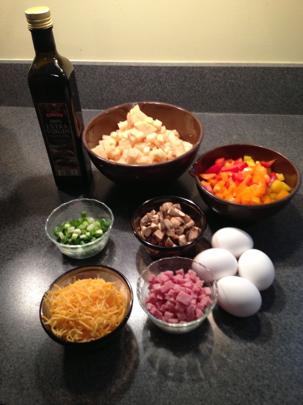 Ingredients. Diced