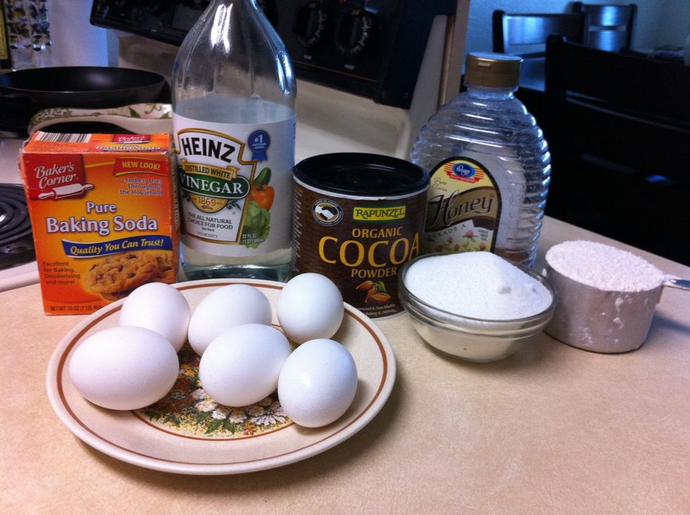 Ingredients for dough