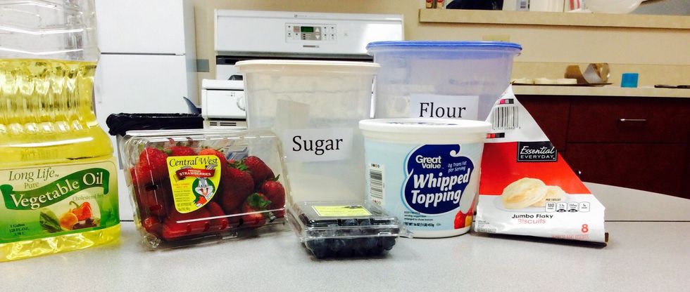 Ingredients for our tacos