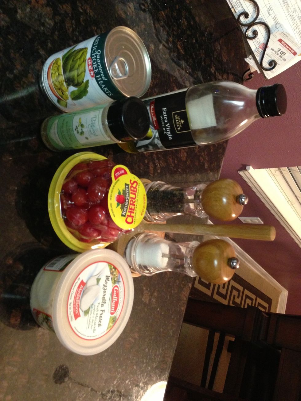 Ingredients for salad