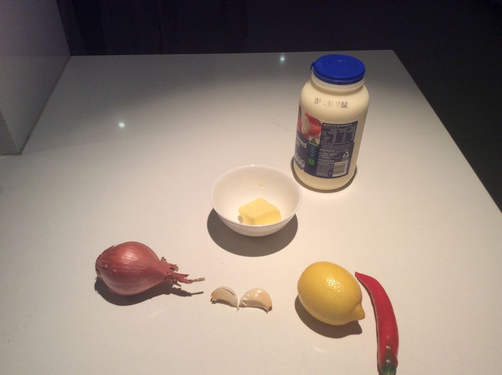 Ingredients for sauce