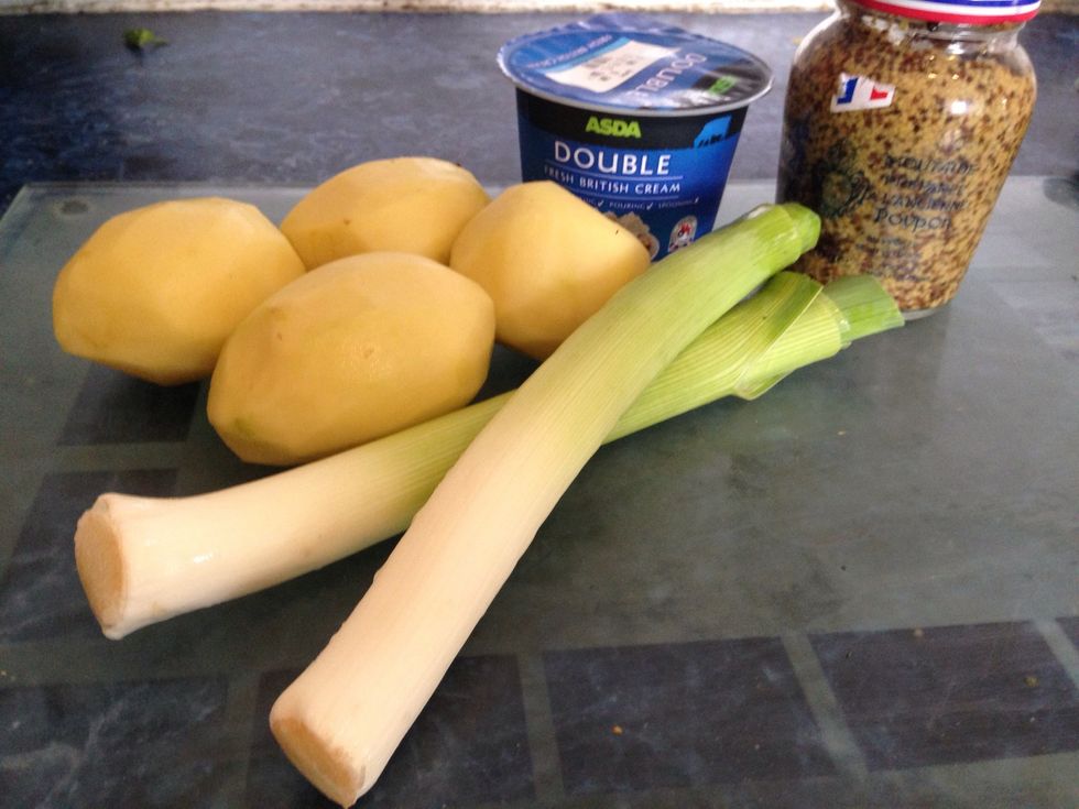 Ingredients for the mash