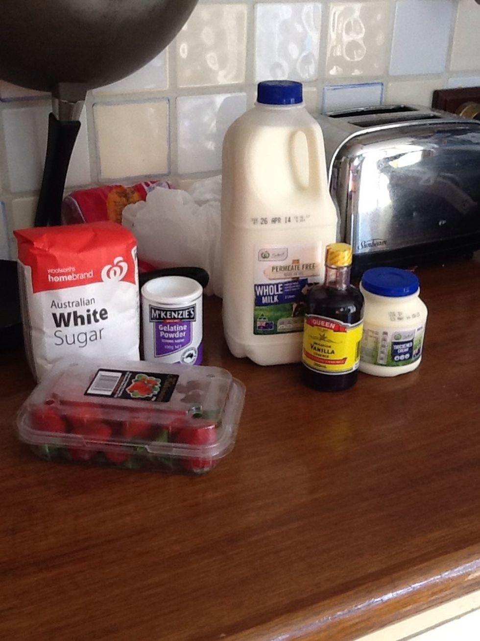 Ingredients I will be using