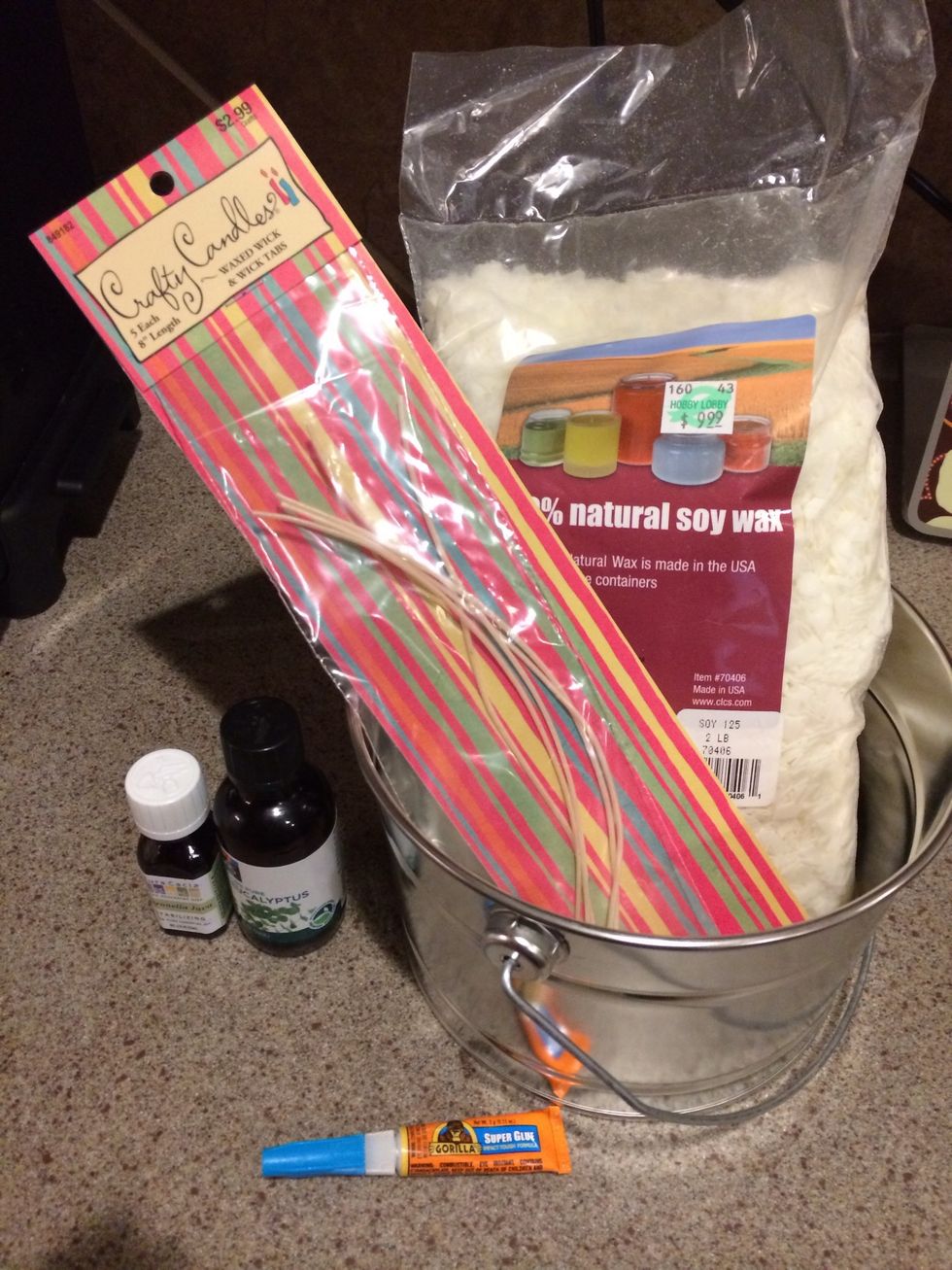 Ingredients: most items can be found at Home Depot (tins), hobby lobby or any craft store. Total cost is about $30.